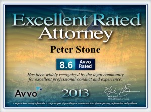avvo 2013 8.8 rated